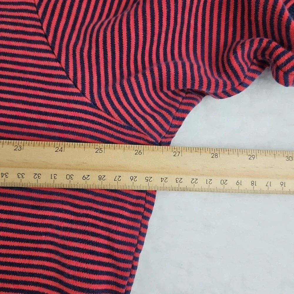 Vintage Polo Golf Ralph Lauren Shirt Men's XXL Red Black Stripes 1/4 Button Logo